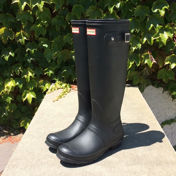 tall rubber rain boots